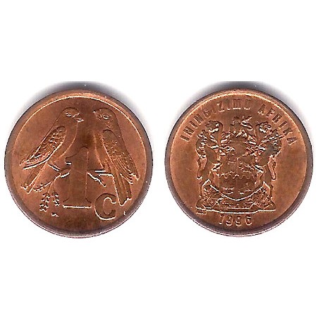 (158) Sudáfrica. 1996. 1 Cent (MBC)