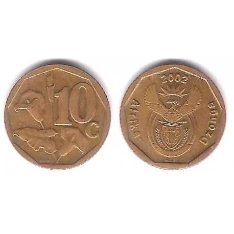 (269) Sudáfrica. 2002. 10 Cents (MBC)