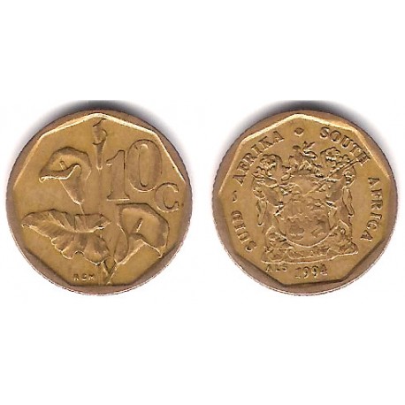 (135) Sudáfrica. 1994. 10 Cents (MBC)