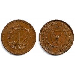 (39) Chipre. 1972. 5 Mils (MBC)