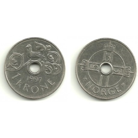 (462) Noruega. 1997. 1 Krone (MBC)