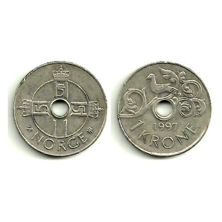 (462) Noruega. 1997. 1 Krone (MBC)