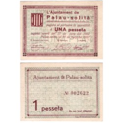 Palau-Solità. 1937. 1 Peseta (SC)