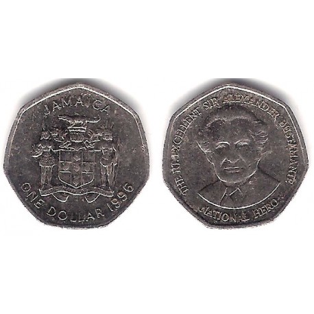 (164) Jamaica. 1996. 1 Dollar (MBC)