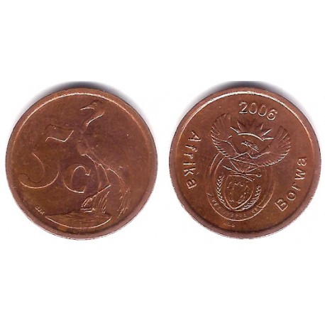 (486) Sudáfrica. 2006. 5 Cents (MBC)