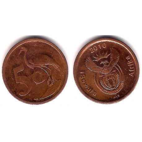 (493) Sudáfrica. 2010. 5 Cents (MBC)