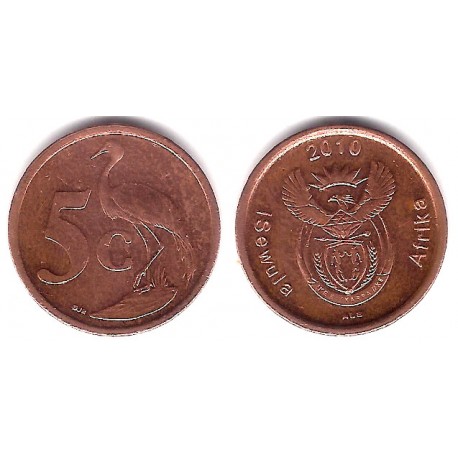 (493) Sudáfrica. 2010. 5 Cents (MBC)