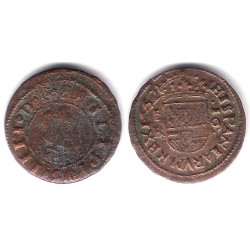Felipe IV. 1662. 16 Maravedi (BC) Ceca de Segovia B