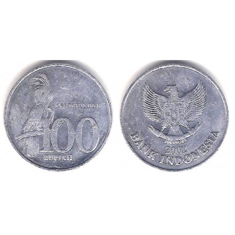 (61) Indonesia. 2002. 100 Rupiah (BC+)