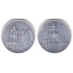 (17) Eslovaquia. 1994. 10 Haleru (EBC)