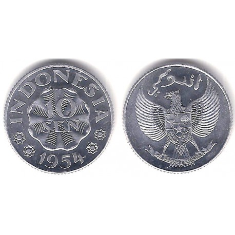 (6) Indonesia. 1954. 10 Sen (SC)