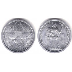 (2) Nueva Caledonia. 1949. 2 Francs (SC)