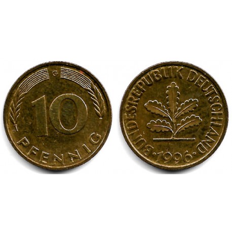 (108) Alemania. 1996(G). 10 Pfennig (MBC)