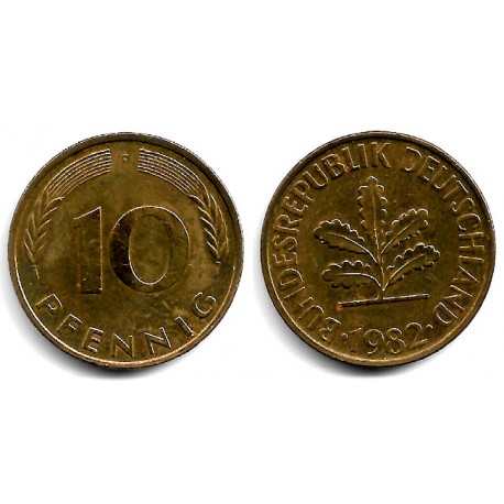 (108) Alemania. 1982(F). 10 Pfennig (MBC)