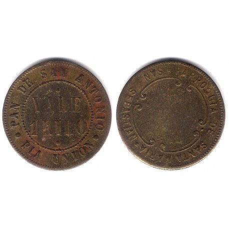 Parroquia de Santa María. San Sebastián. Pan de San Antonio. Vale 1 Kilo (MBC)