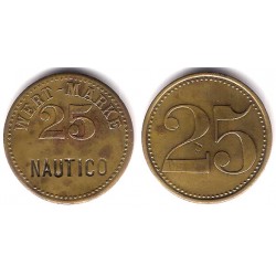 Wert-Marke Nautico. Ficha. 25 (MBC+)
