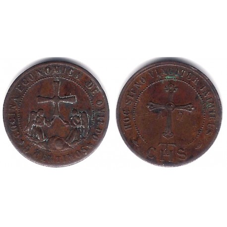 Cocina Economica de Oviedo. 5 Céntimos (MBC+)