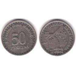 Casino Gran Madrid. 50 Pesetas (MBC)