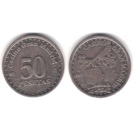 Casino Gran Madrid. 50 Pesetas (MBC)