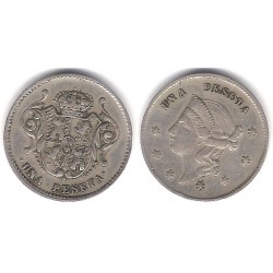 Casino de Agricultura. Valencia. 1 Peseta (MBC)