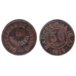 Cooperativa de Consumo La Andresense. 1929. 50 Pesetas (MBC)