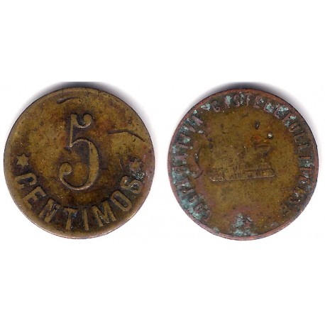 Cooperativa Castellfullitense. 5 Céntimos (MBC-)