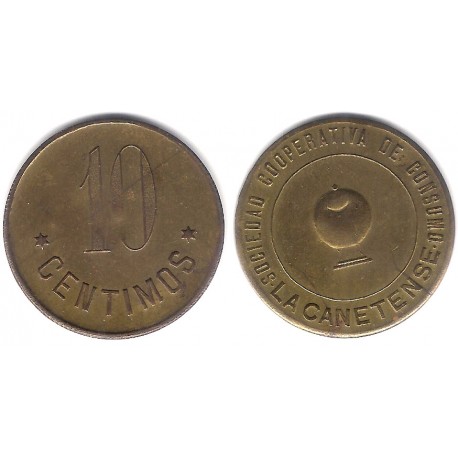 Sociedad Cooperativa de Consumo. La Canetense. 10 Céntimos (EBC)