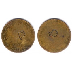 Cooperativa La Amistad. Calella. 1 Peseta (BC)