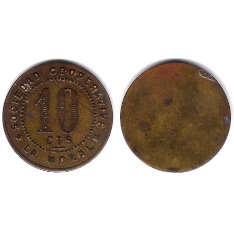 Sociedad Cooperativa La Moral. 10 Céntimos (MBC)