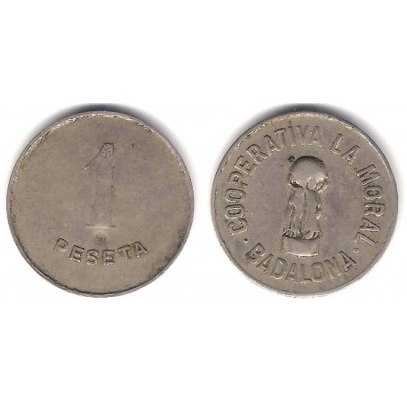 Cooperativa La Moral. 1 Peseta (MBC)