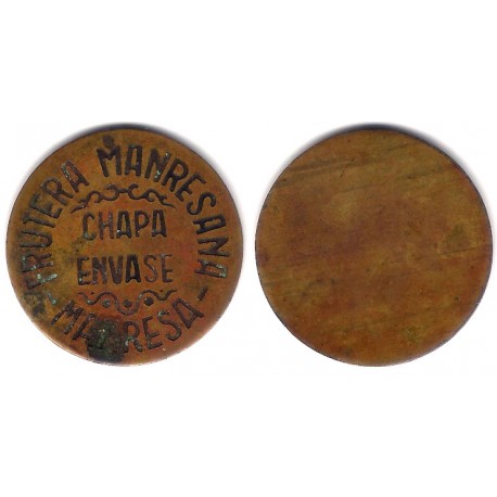 Frutera Manresana. Chapa. Envase (MBC-)