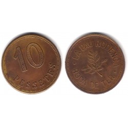 La Pau Rodenca. Roda de Ter. 10 Pesetas (EBC)
