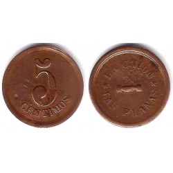 La Unión. Las Planas. 5 Céntimos (MBC-)