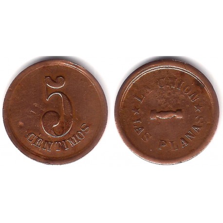 La Unión. Las Planas. 5 Céntimos (MBC-)