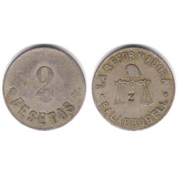 La Reformadora. Palafrugell. 2 Pesetas (MBC)