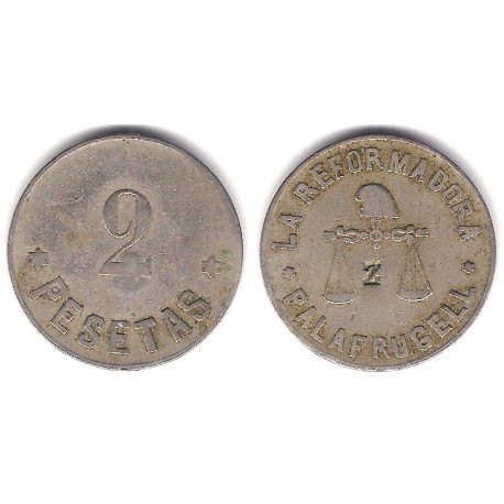 La Reformadora. Palafrugell. 2 Pesetas (MBC)