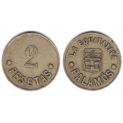 La Equitativa. Palamós. 2 Pesetas (MBC)
