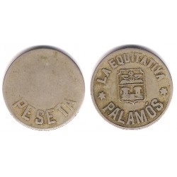 La Equitativa. Palamós. 1 Peseta (BC-/BC+)