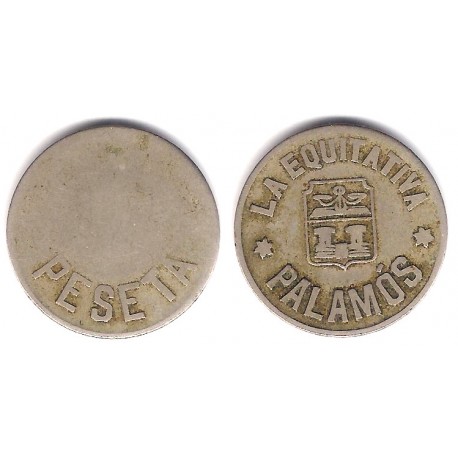 La Equitativa. Palamós. 1 Peseta (BC-/BC+)