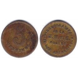 Cooperativa de los Operadores. Mollet del Vallés. 5 Céntimos (MBC)