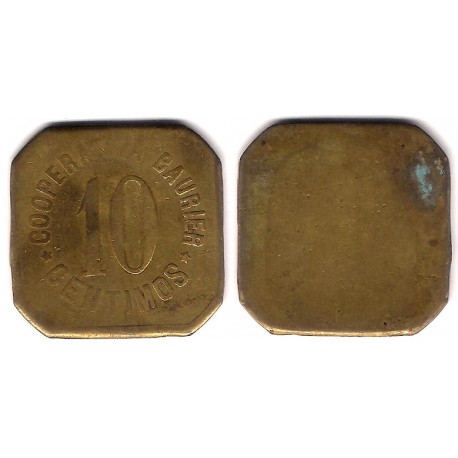 Cooperativa Baurier. Roda de Ter. 10 Céntimos (BC)