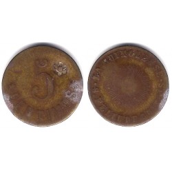 La Guixolense. Sant Feliu de Guixols. 5 Céntimos (BC)