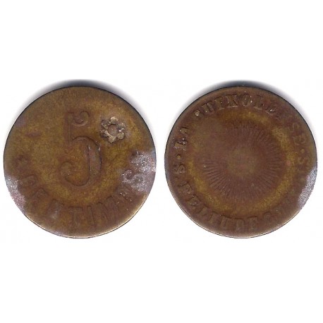 La Guixolense. Sant Feliu de Guixols. 5 Céntimos (BC)