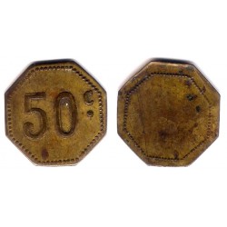 Ficha de Casino. 50 Céntimos (MBC)