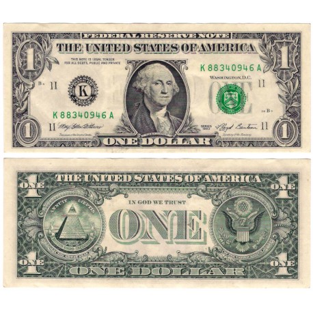 (490b) Estados Unidos de América. 1993. 1 Dollar (EBC)