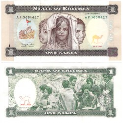 (1) Eritrea. 1997. 1 Nafka (SC)