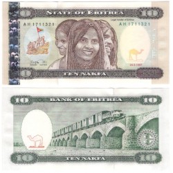 (3) Eritrea. 1997. 10 Nafka (SC)