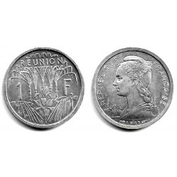 (6.1) Reunión. 1948. 1 Franc (SC)