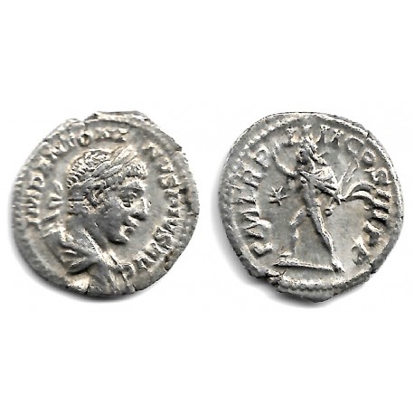 Heliogábalo. 218-222 d.C. Denario (MBC) (Plata)