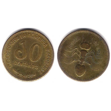 Cooperativa La Hormiga Martinense. 10 Céntimos (MBC)